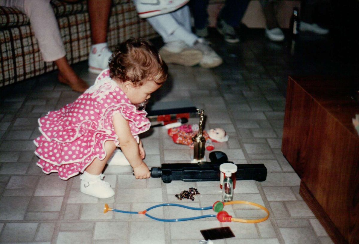 Patricia in a meaningful moment