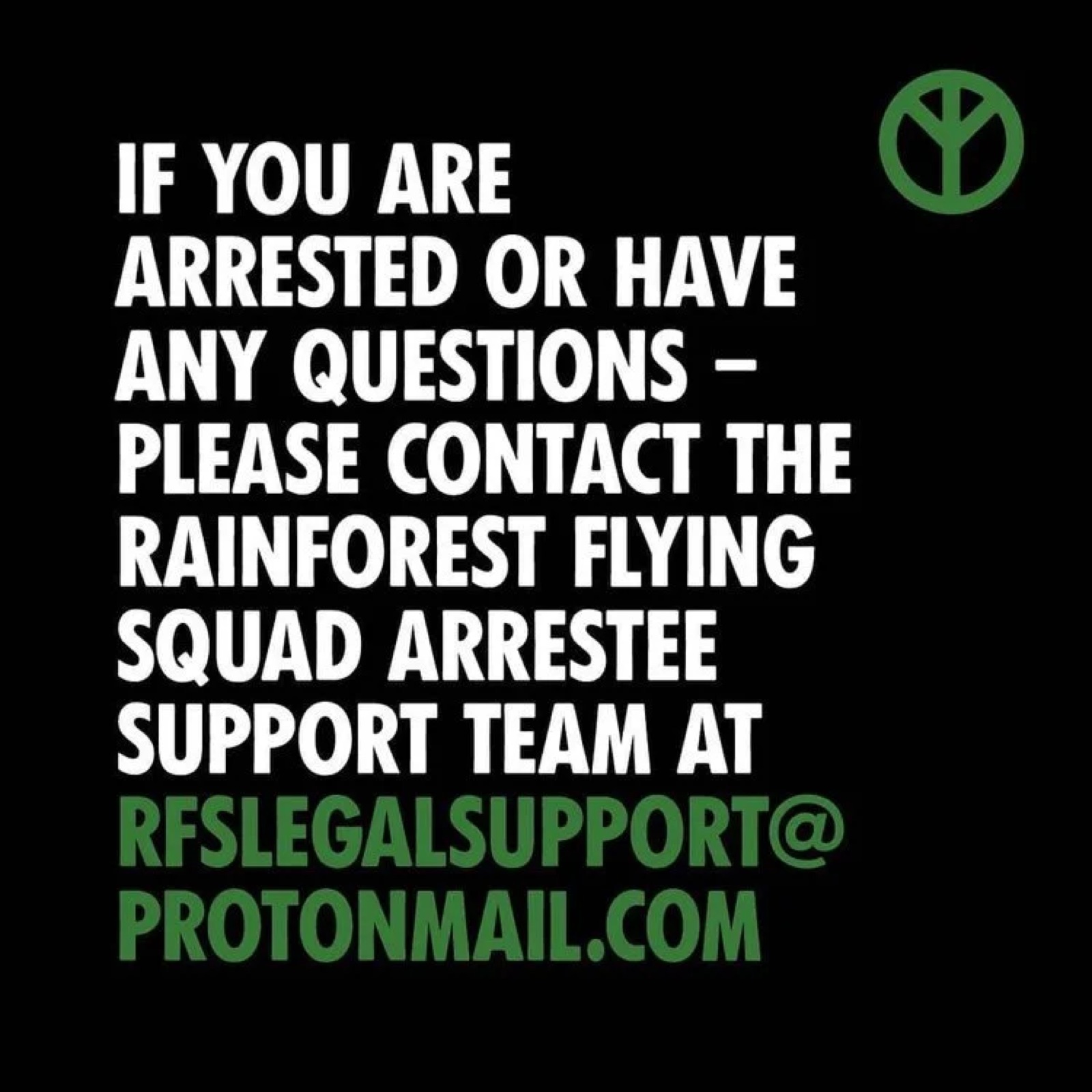 RFS Legal Support contact